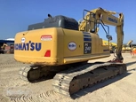 Used Komatsu Excavator in yard